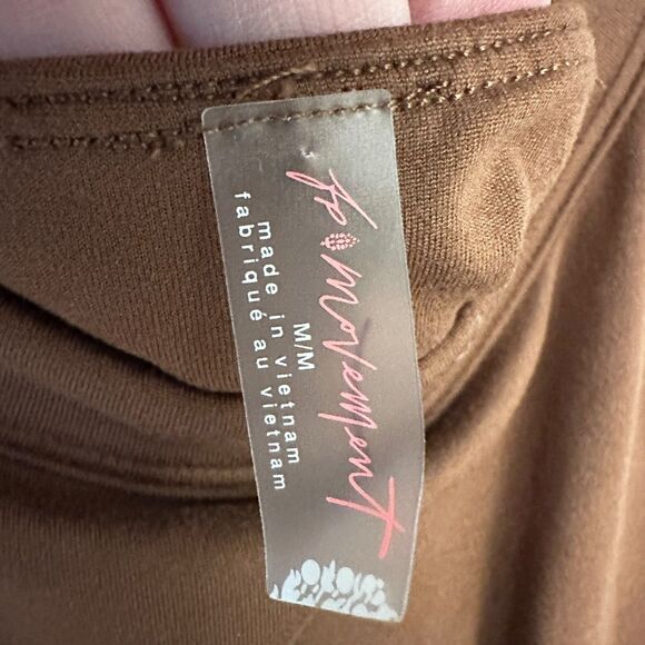 FP Movement Brown Stretchy Razorback Tank Short Tennis Skort Size M - Picture 5 of 5